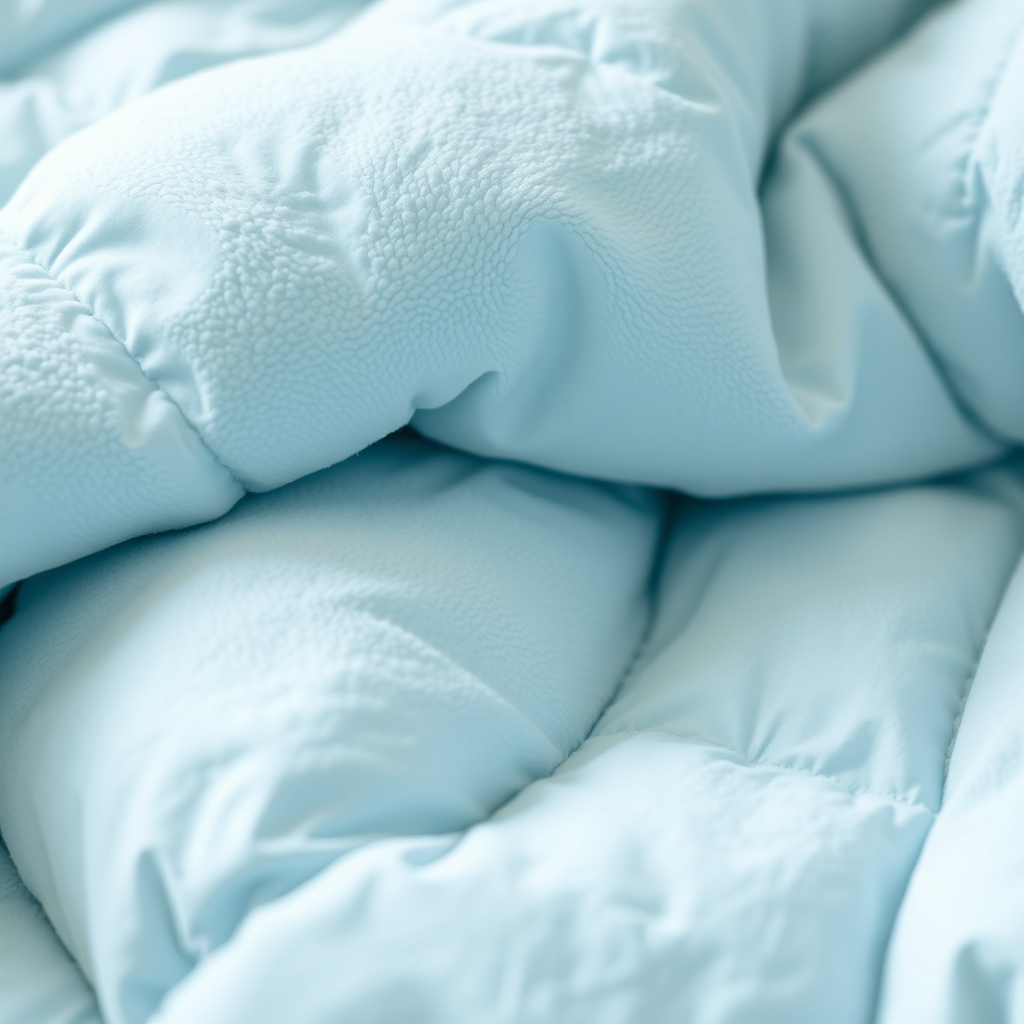 Plush comforter cover