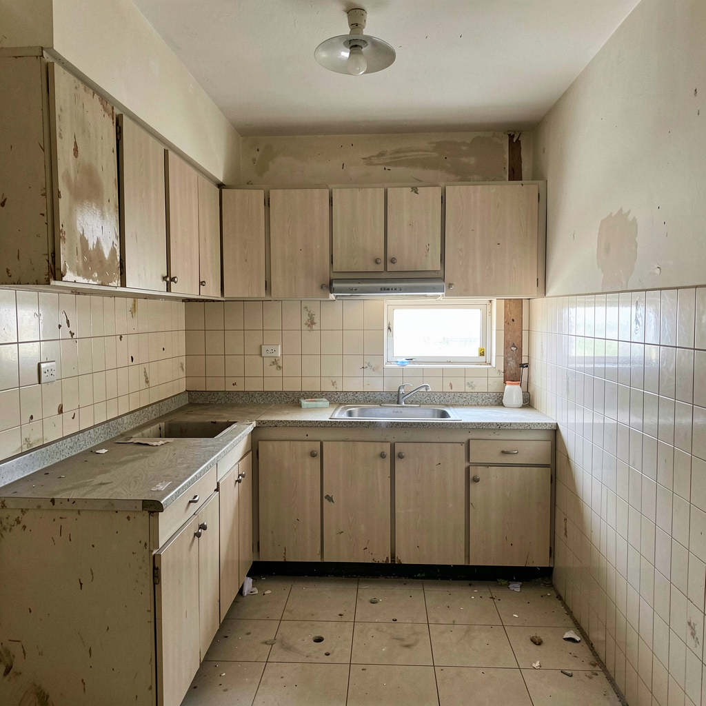 Kitchen before