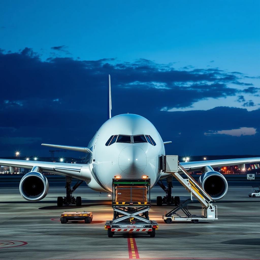 Cargo aircraft loading