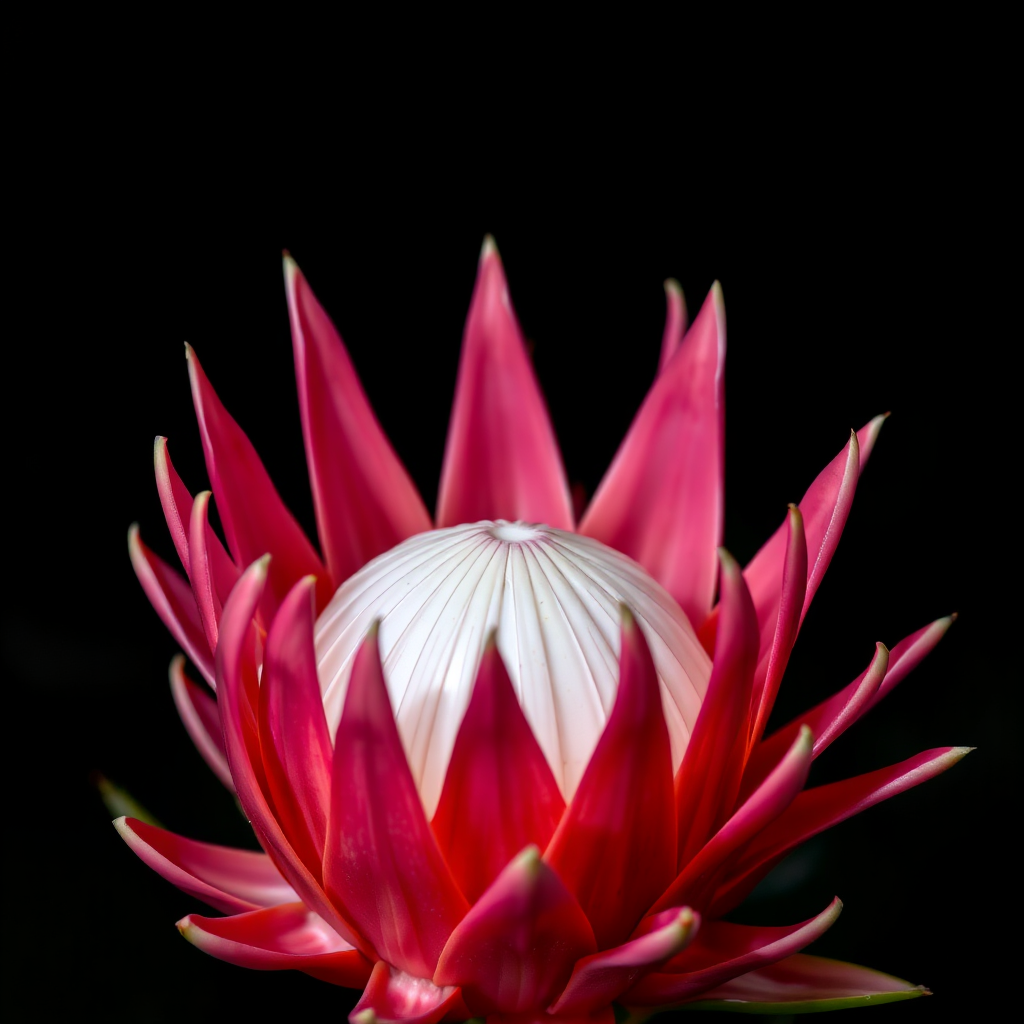 Striking protea flower