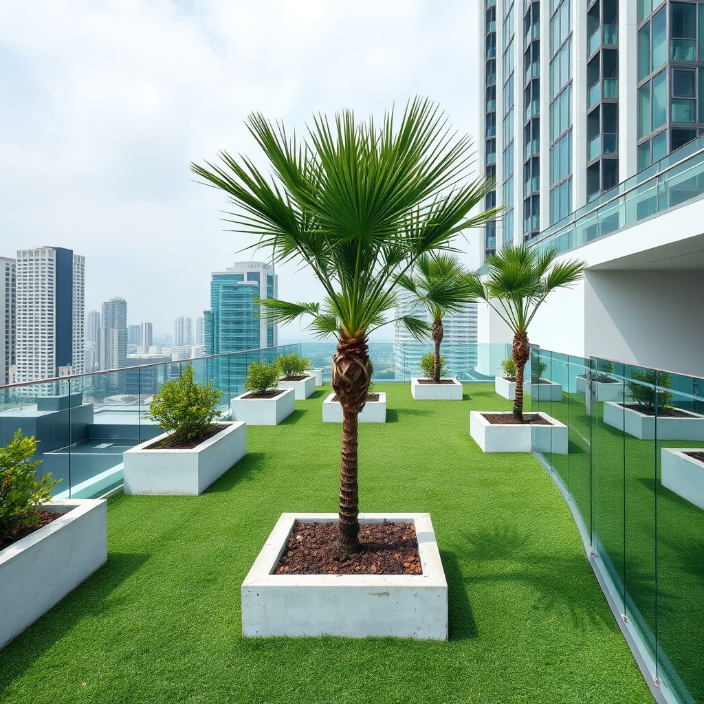 Rooftop landscaping