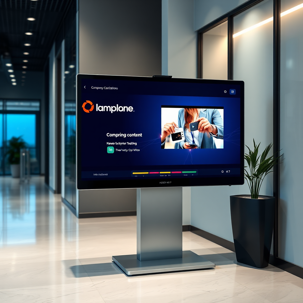 Modern digital signage display