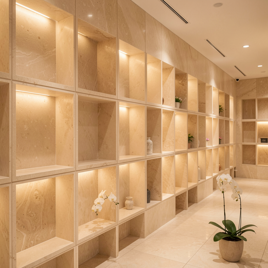 Columbarium interior
