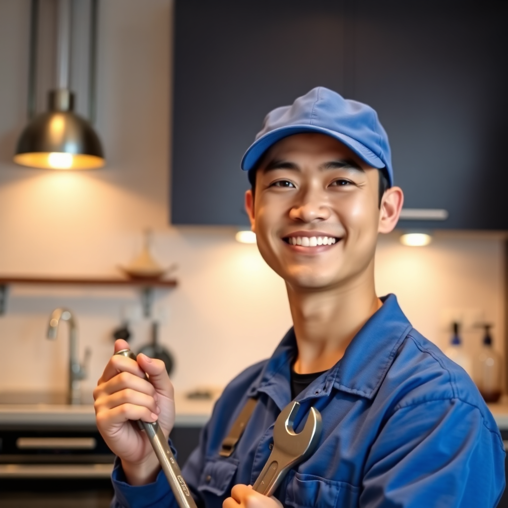 Professional Asian Plumber in Singapore