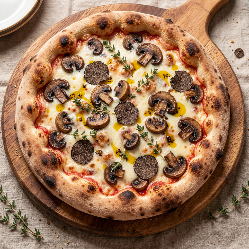 Wild Mushrooms & Truffle Pizza