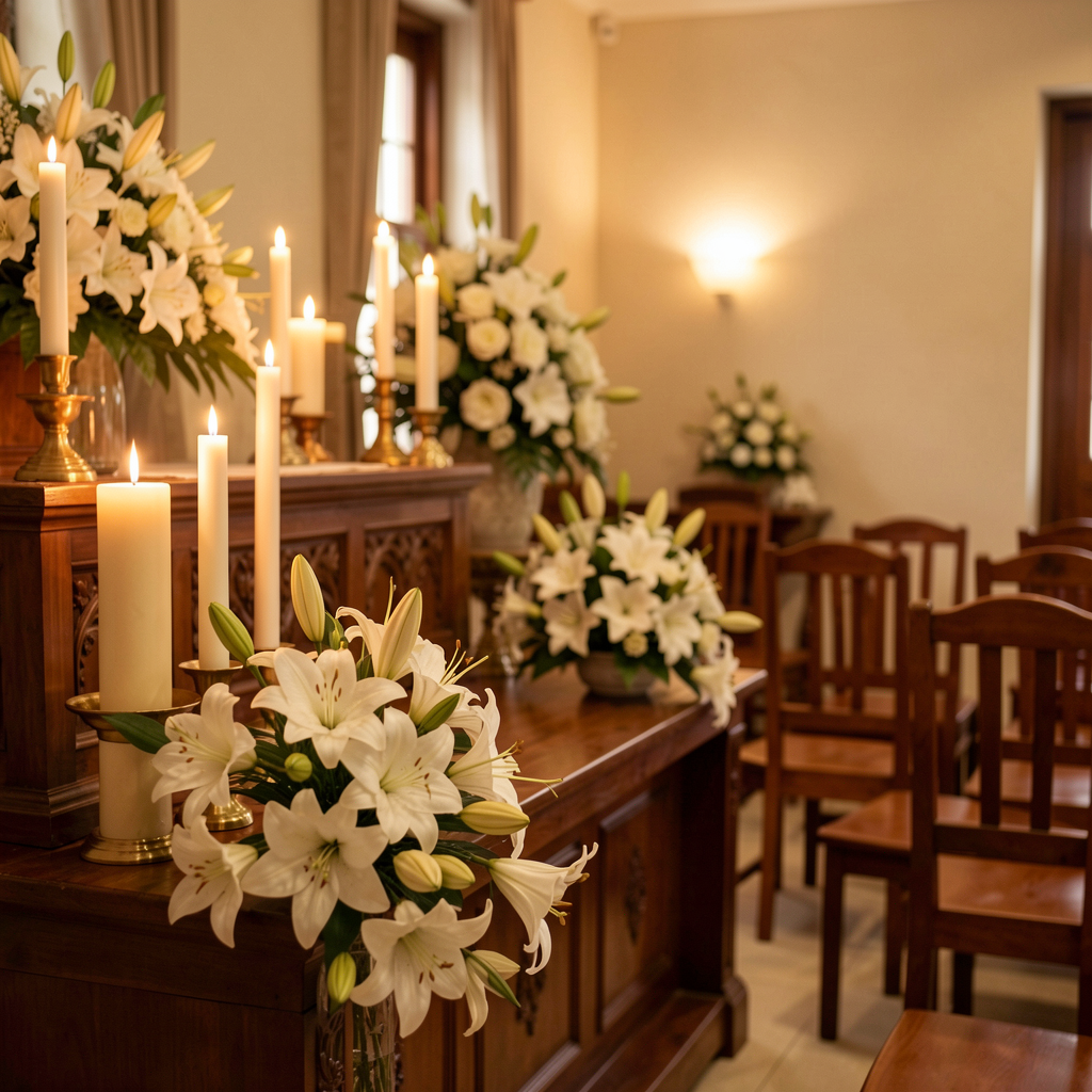 Funeral service arrangement