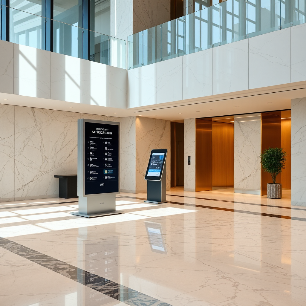 Corporate Lobby Kiosk