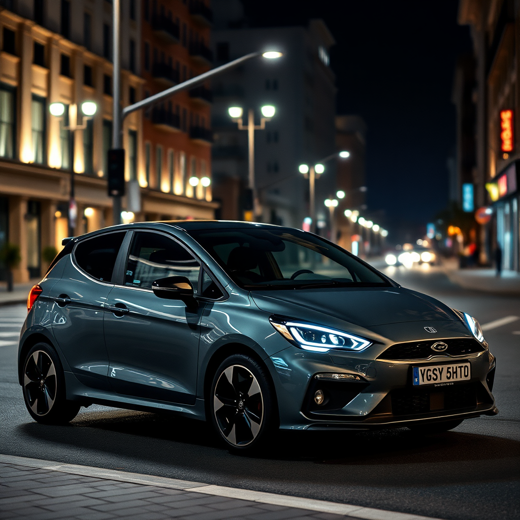 Grey Sport Hatchback