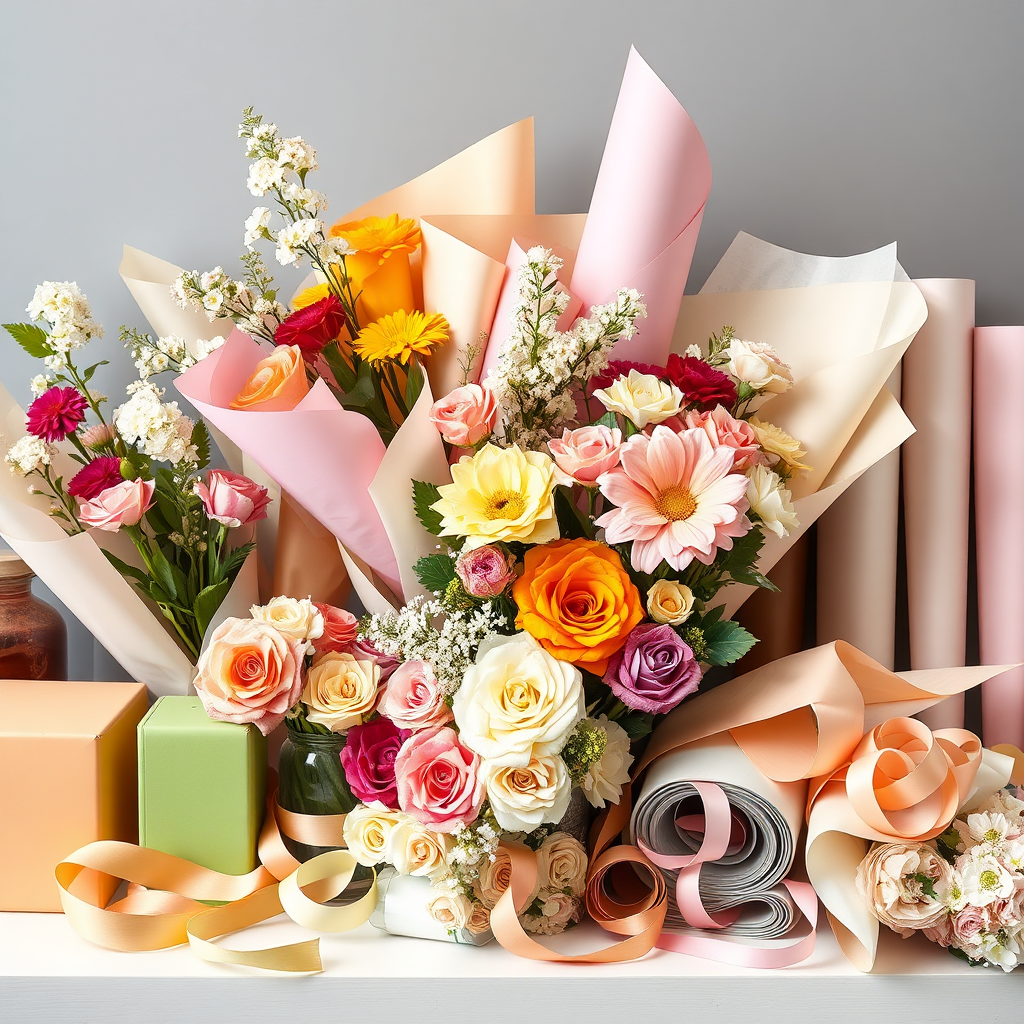 Floral wrapping supplies