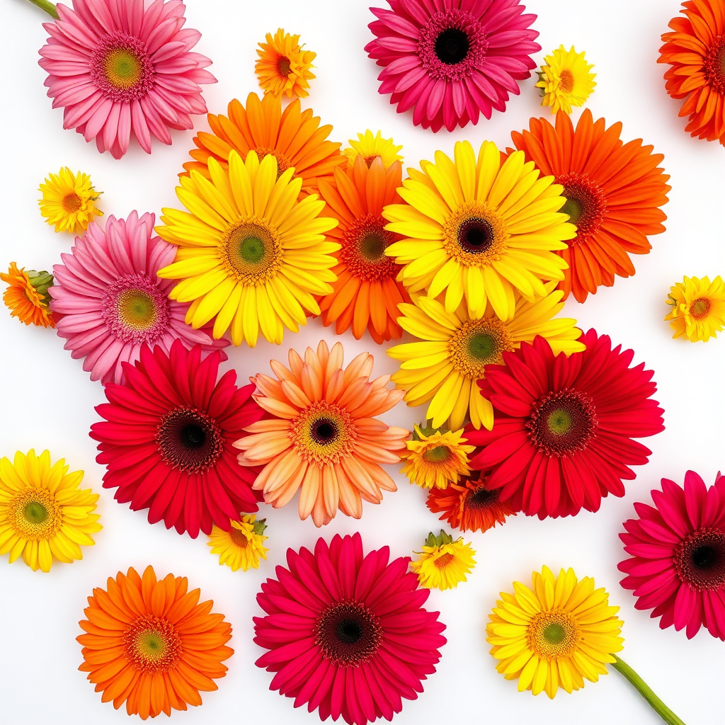 Vibrant gerbera daisies