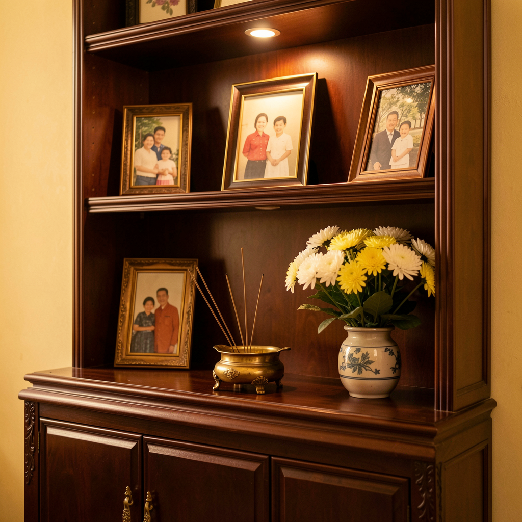 Ancestral pedestal display