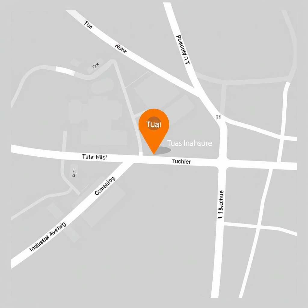 Map of Tuas Avenue 11 Singapore