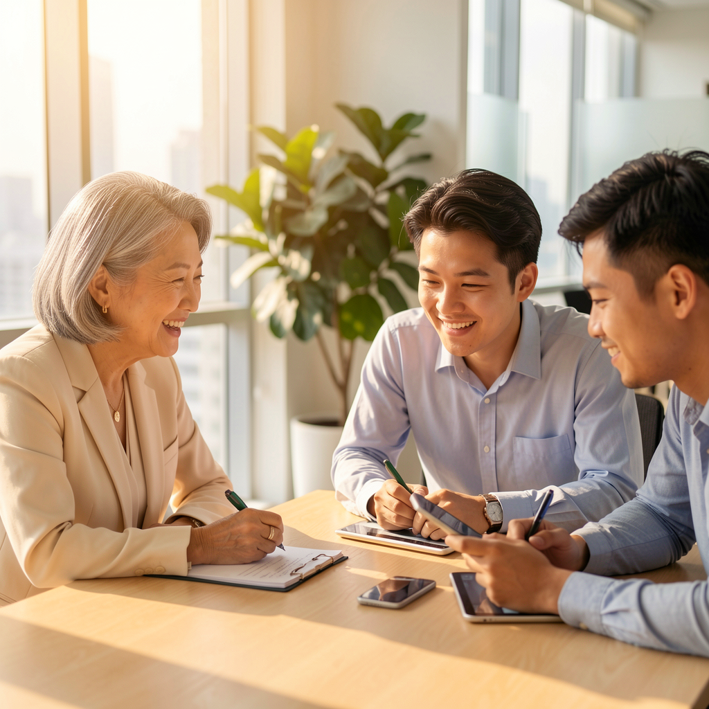 Senior HR professional advising SME leaders in Singapore
