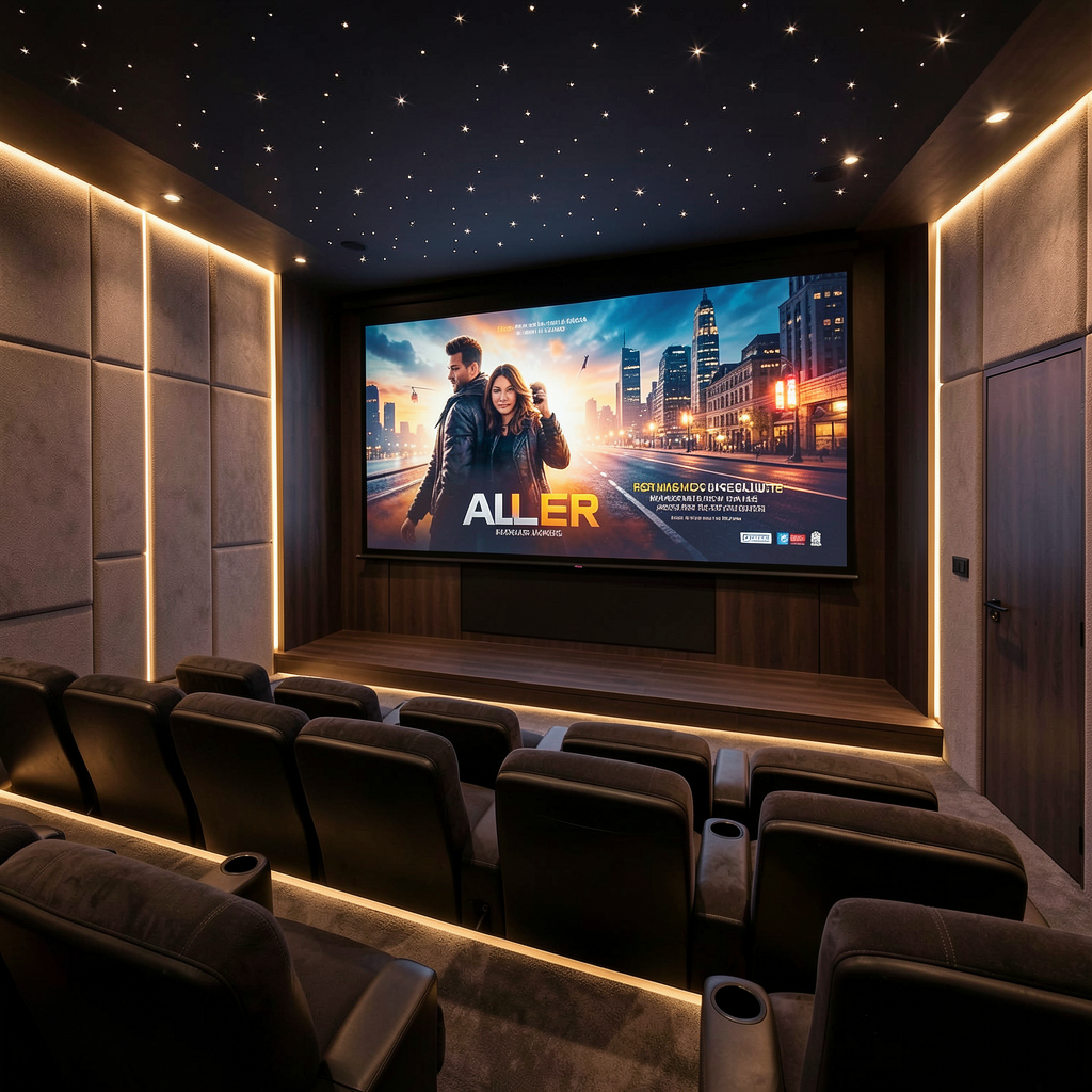 Dedicated home theatre room