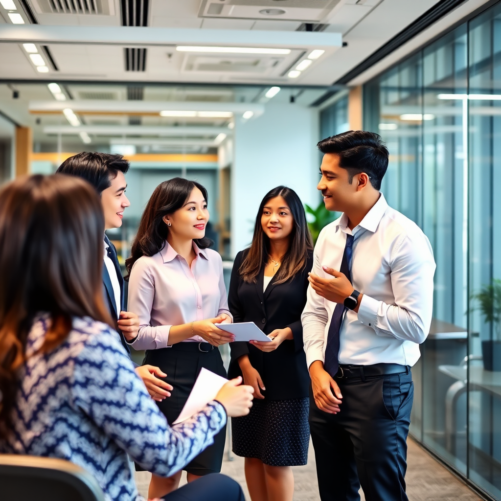 Professional recruitment team in Singapore office