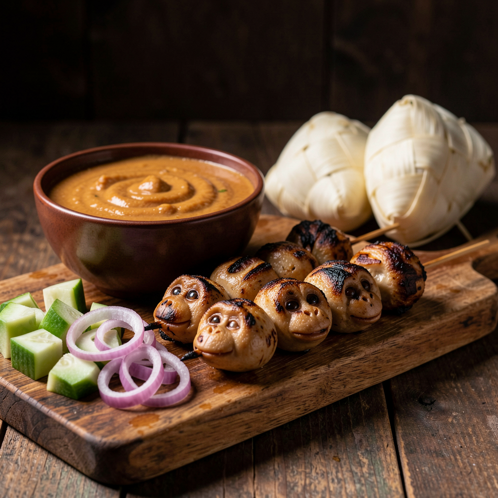 Mushroom Satay
