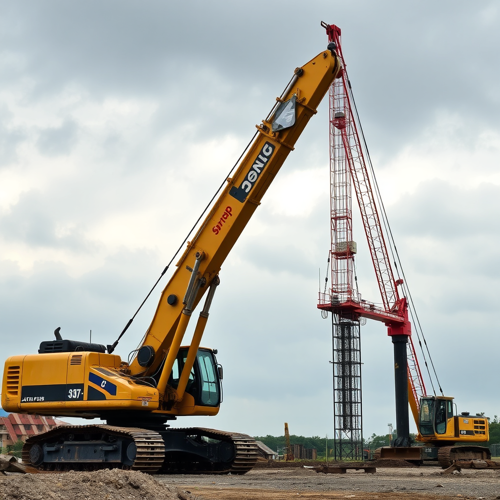 Heavy construction machinery