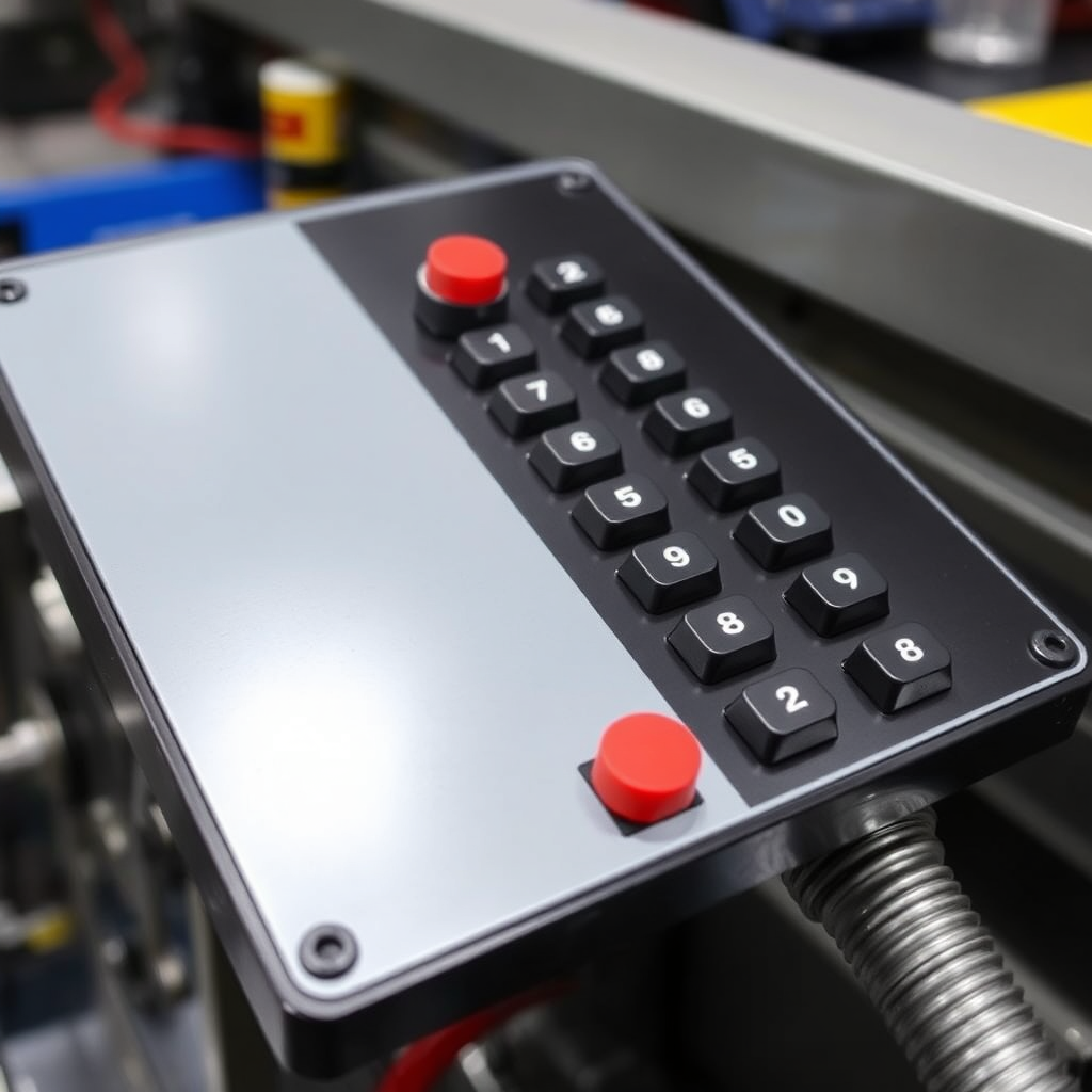 Industrial keypad panel