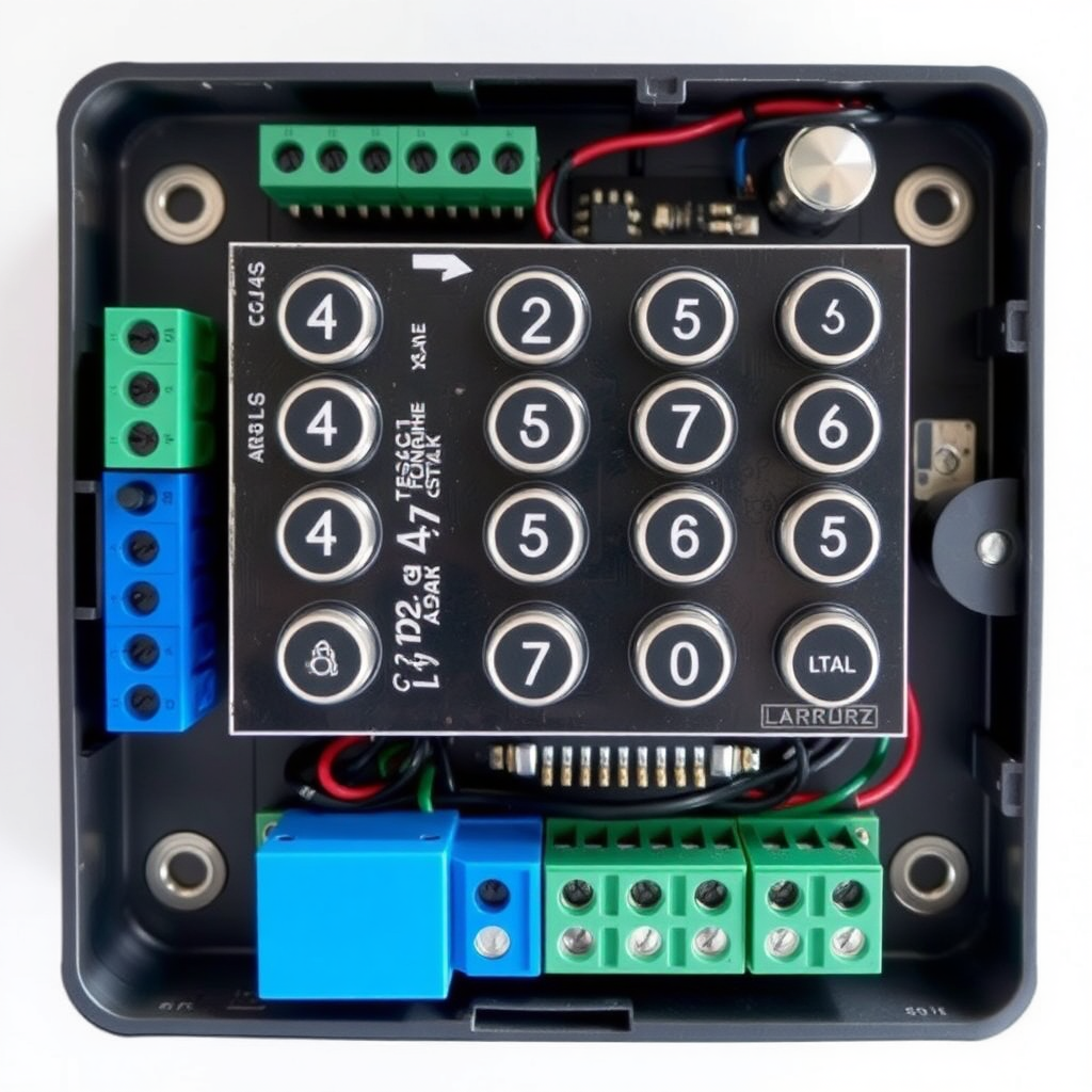 Integrated keypad modules