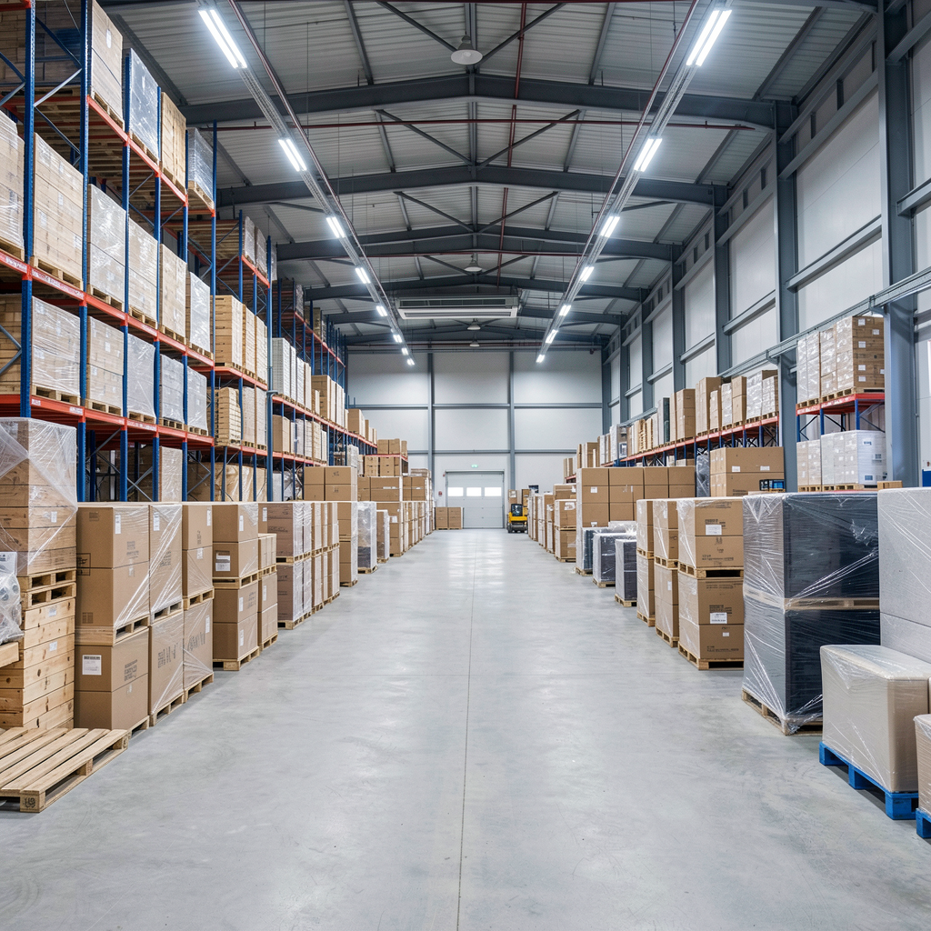 United Transport Services storage warehouse interior