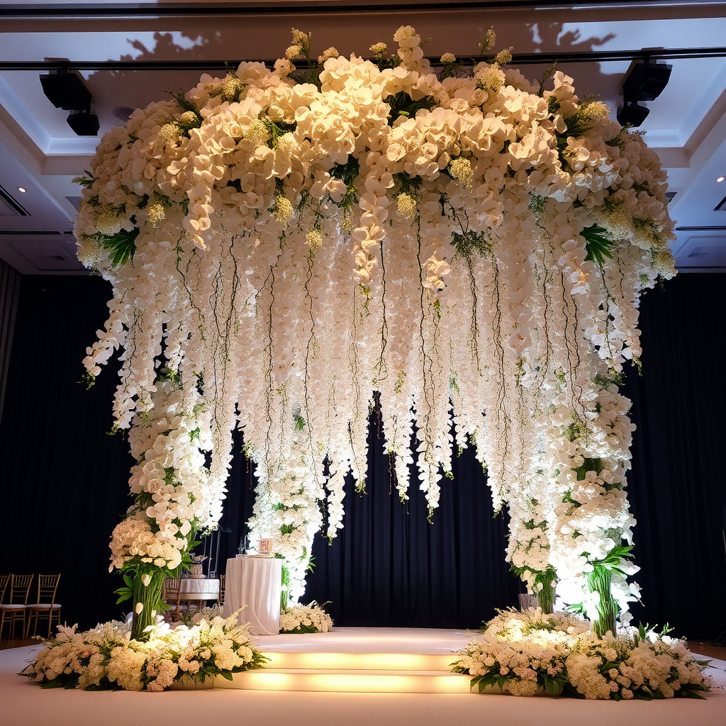 Event floral installation