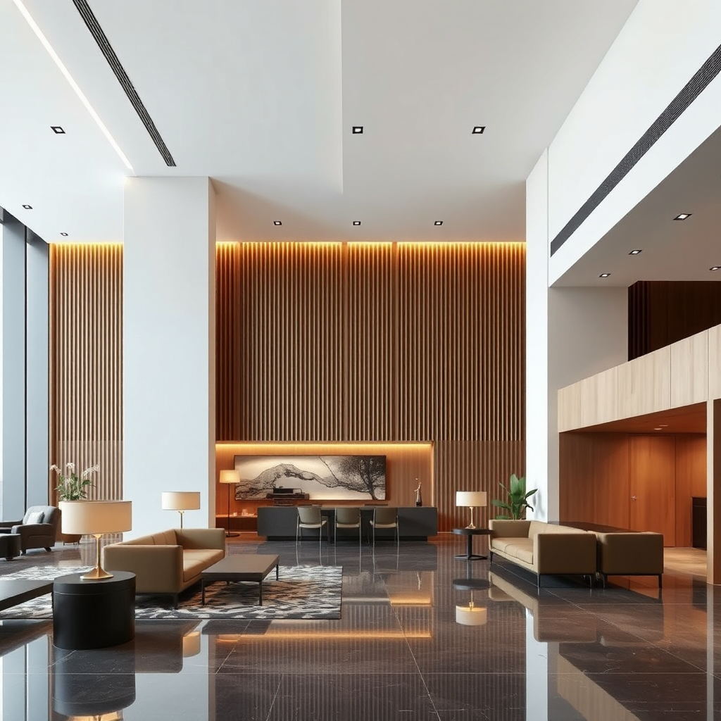 Hotel Lobby in Japan
