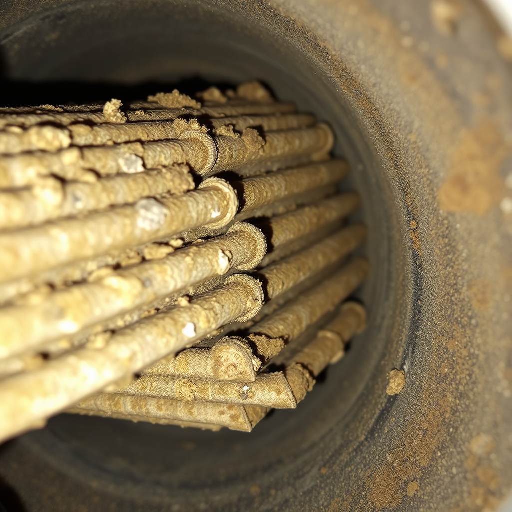 Dirty aircon coil