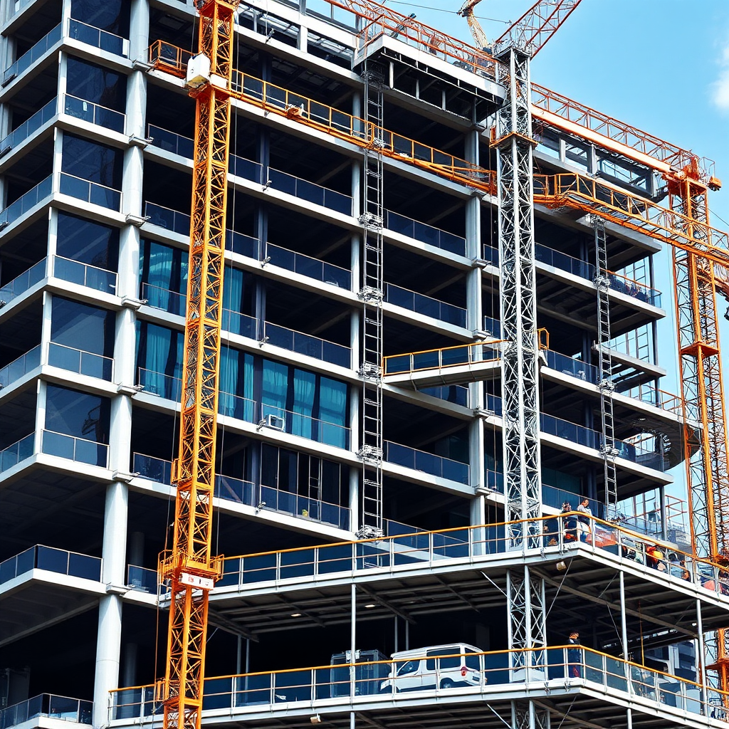 Commercial building construction