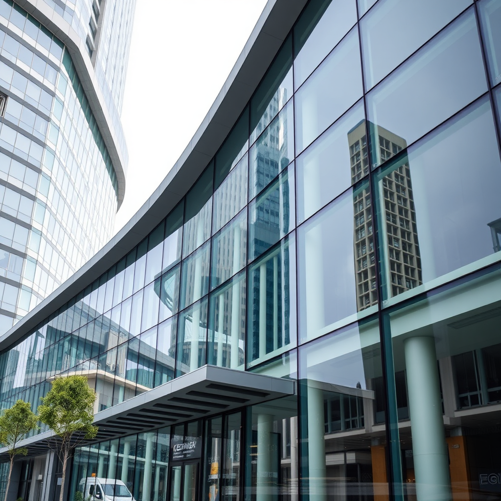 Commercial building exterior