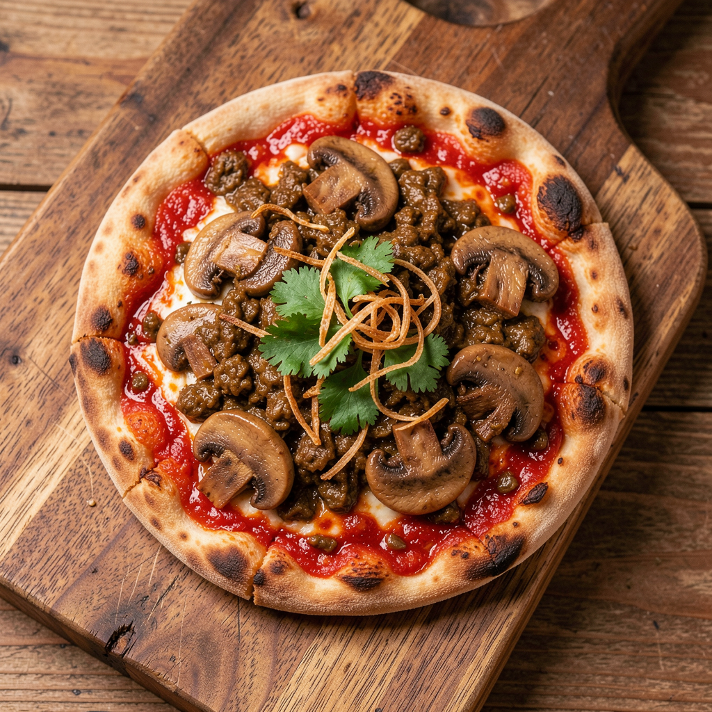 Rendang Pizza