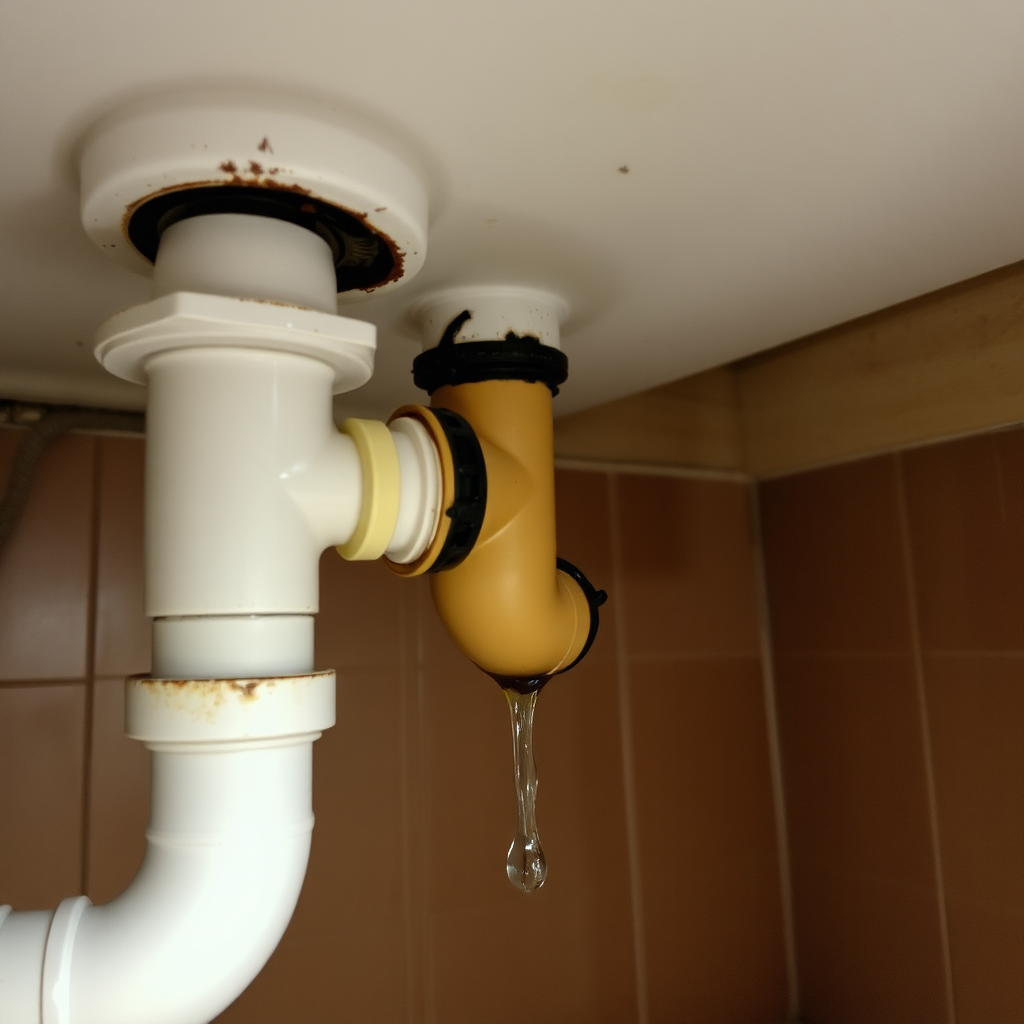 Leaking pipe