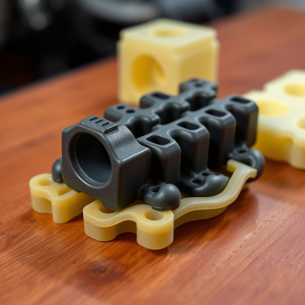 Custom molded silicone components