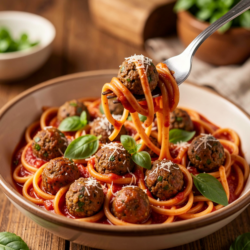 Meatball Linguine