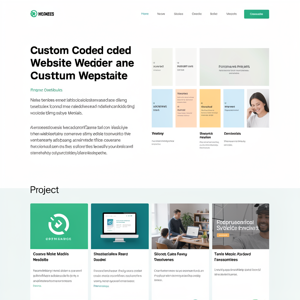Custom Website preview