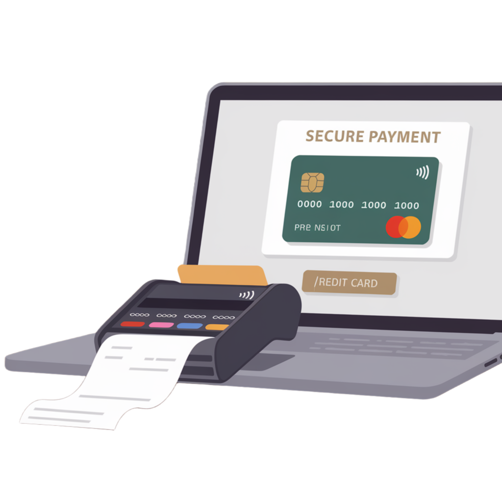 Stylized image of a secure payment gateway or a padlock icon, conveying trust and security in transactions. Resolution: 4K, High Quality