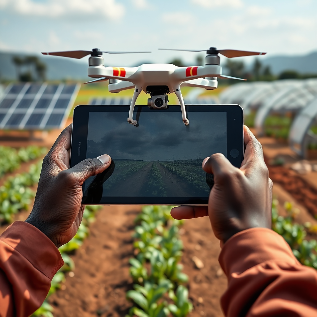 African tech innovation with drone