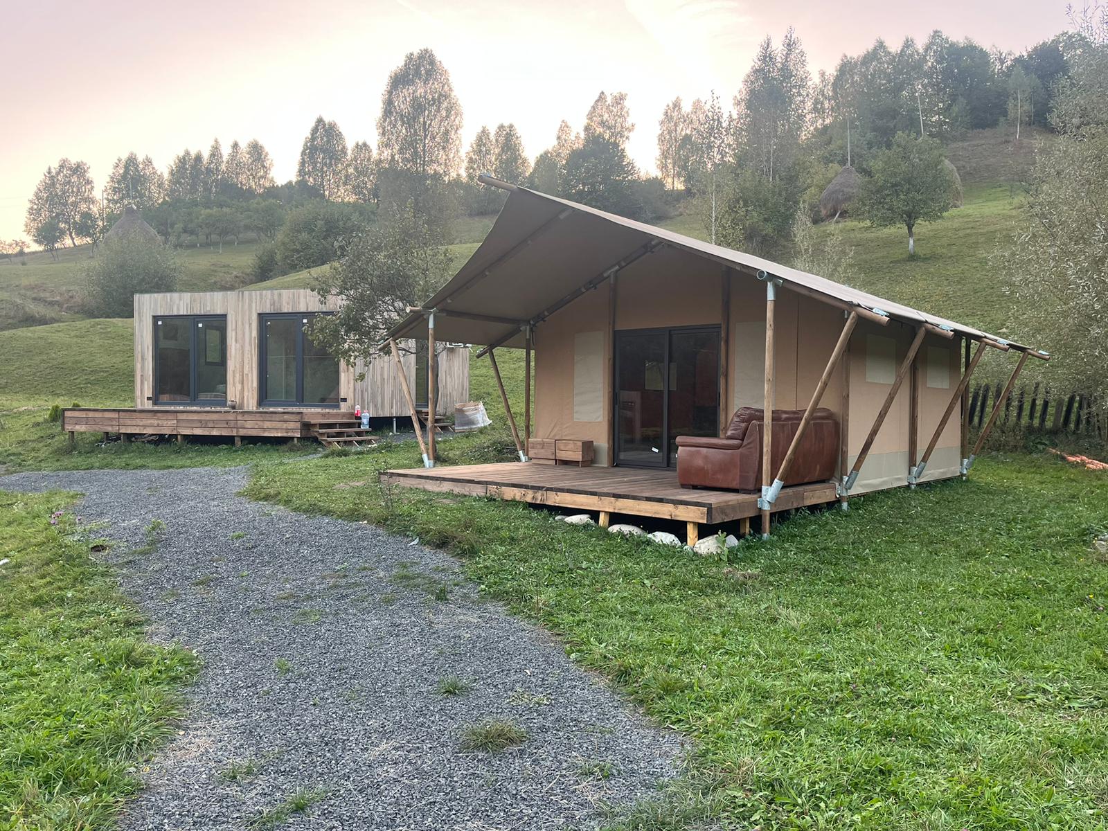 Vue aérienne du site