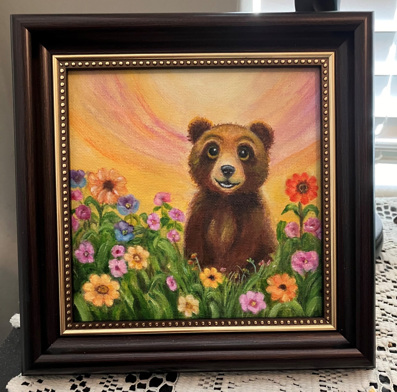 Living The Life Bear Painting