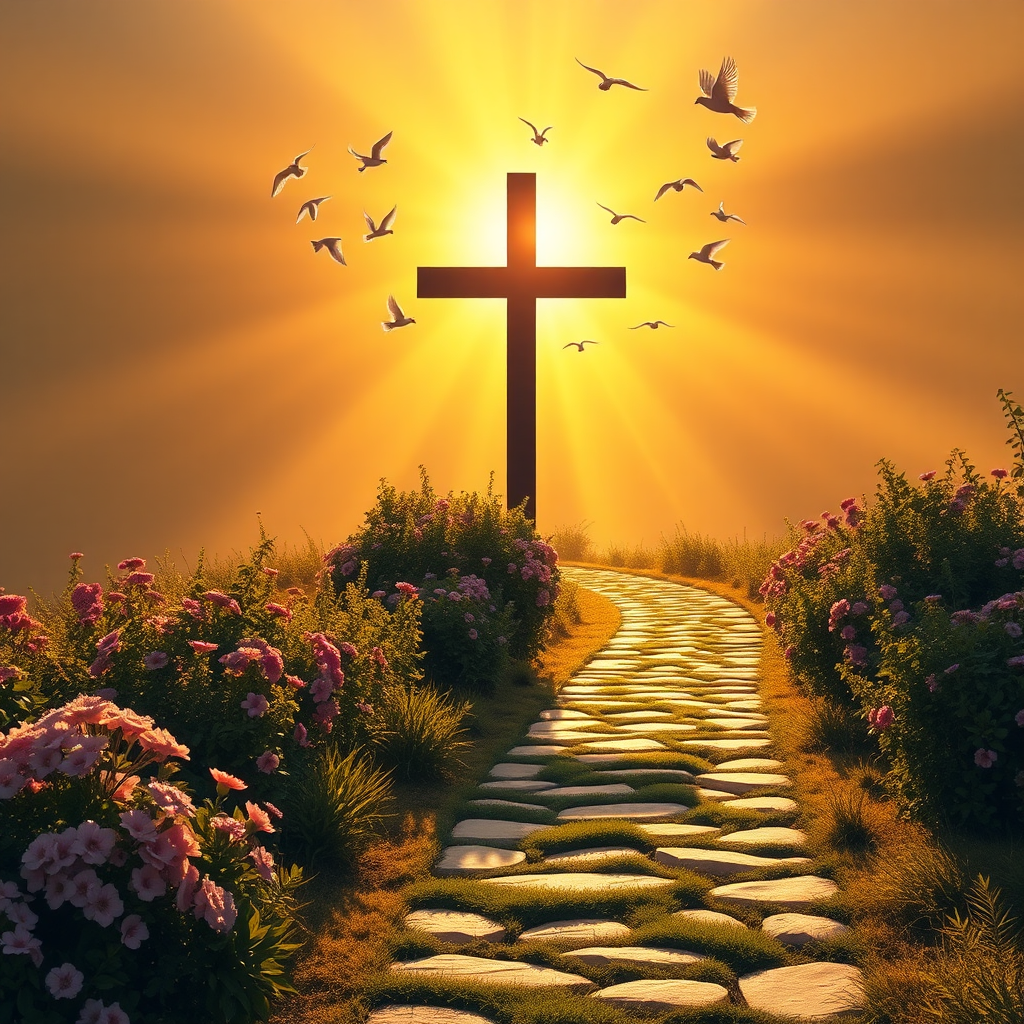 Christ's Cross Inspirational Paintings
