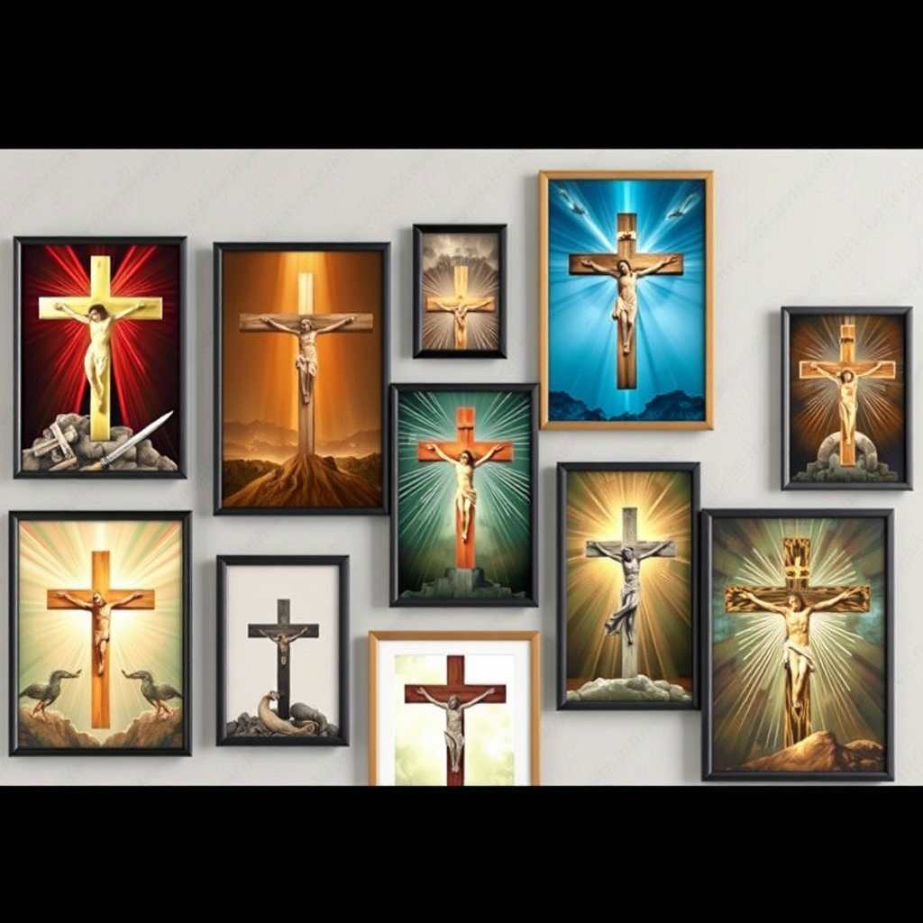 Christ's Cross Inspirational Paintings