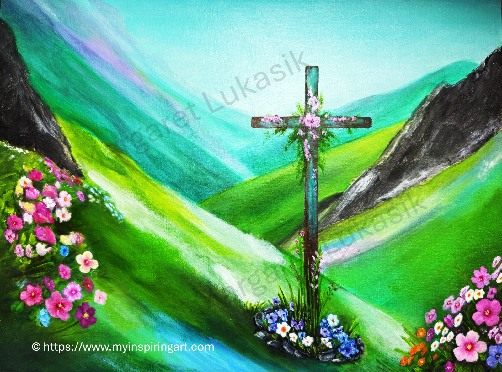 Discover The Cross Oil Painting.