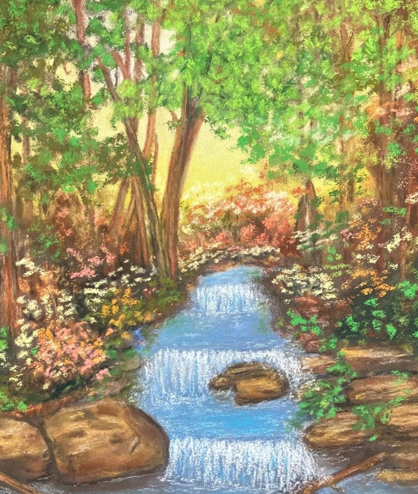 Soft Chalk Pastel Landscapes