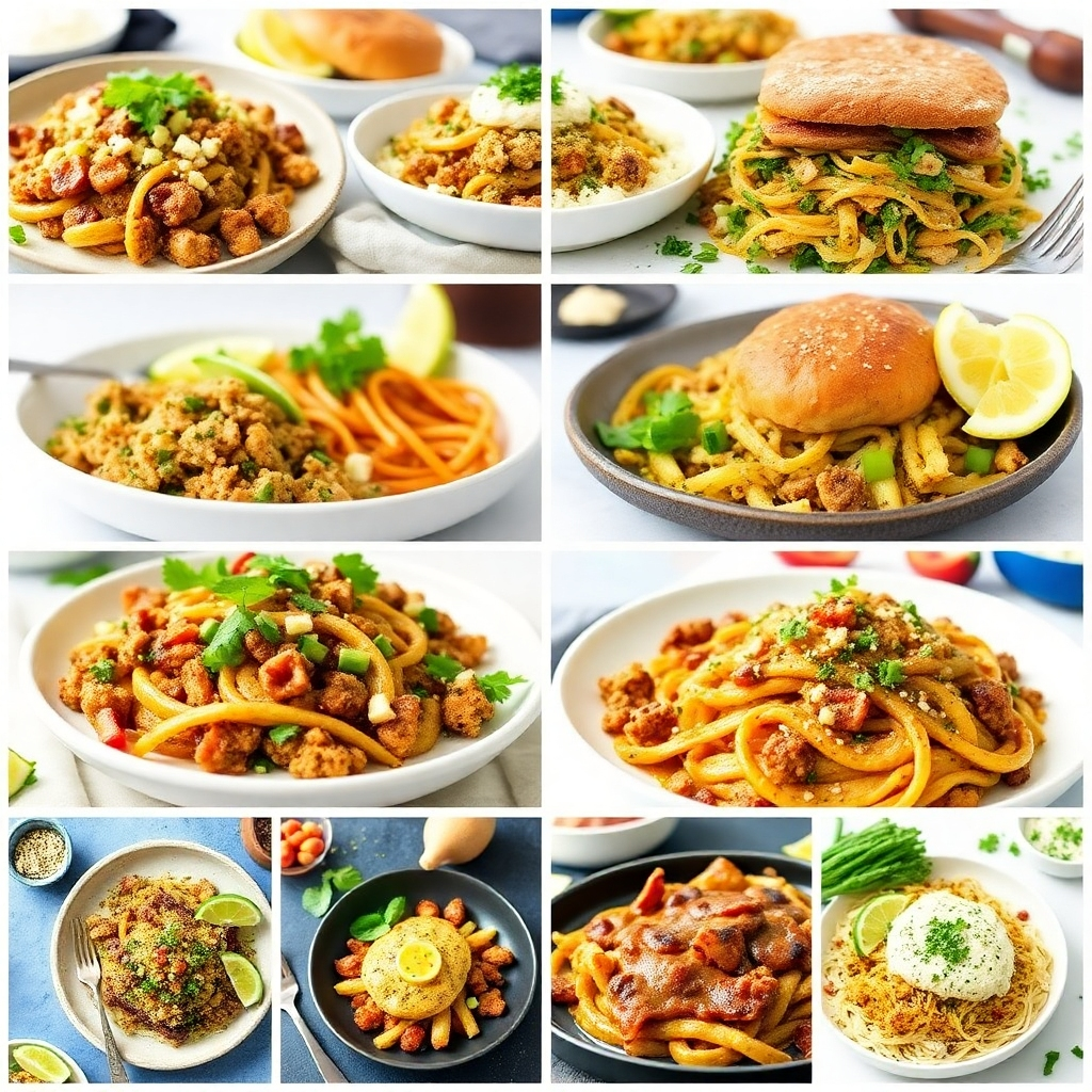 A collage of high-quality images of delicious keto meals, highlighting variety, ease of preparation, and visual appeal.
