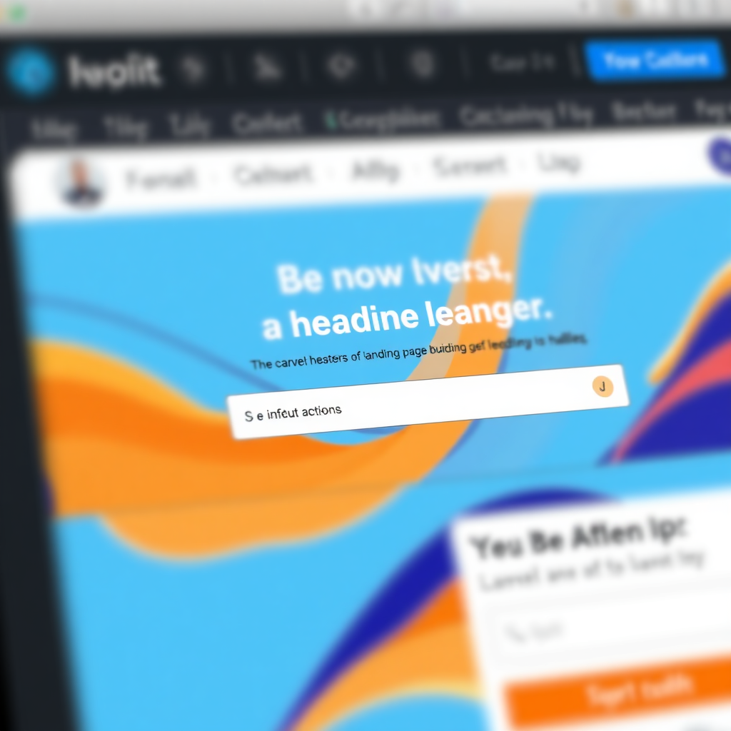 Landing Page Builder Interface
