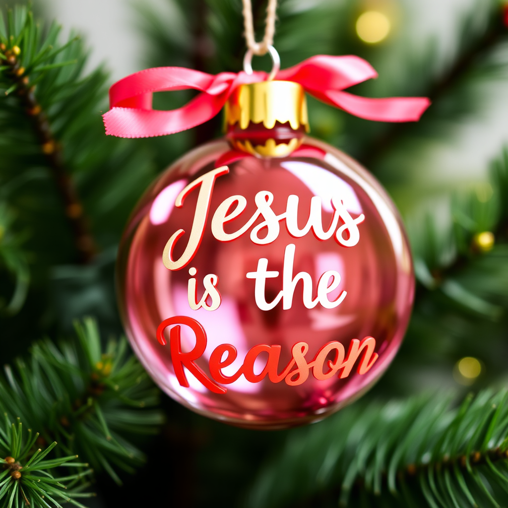 Jesus is the Reason Ornament