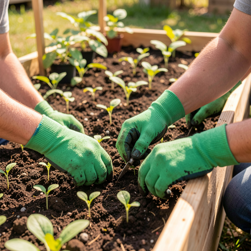 Community garden work