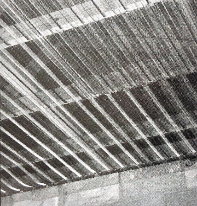 Rib lath provides an excellent plaster base for ceiling applications