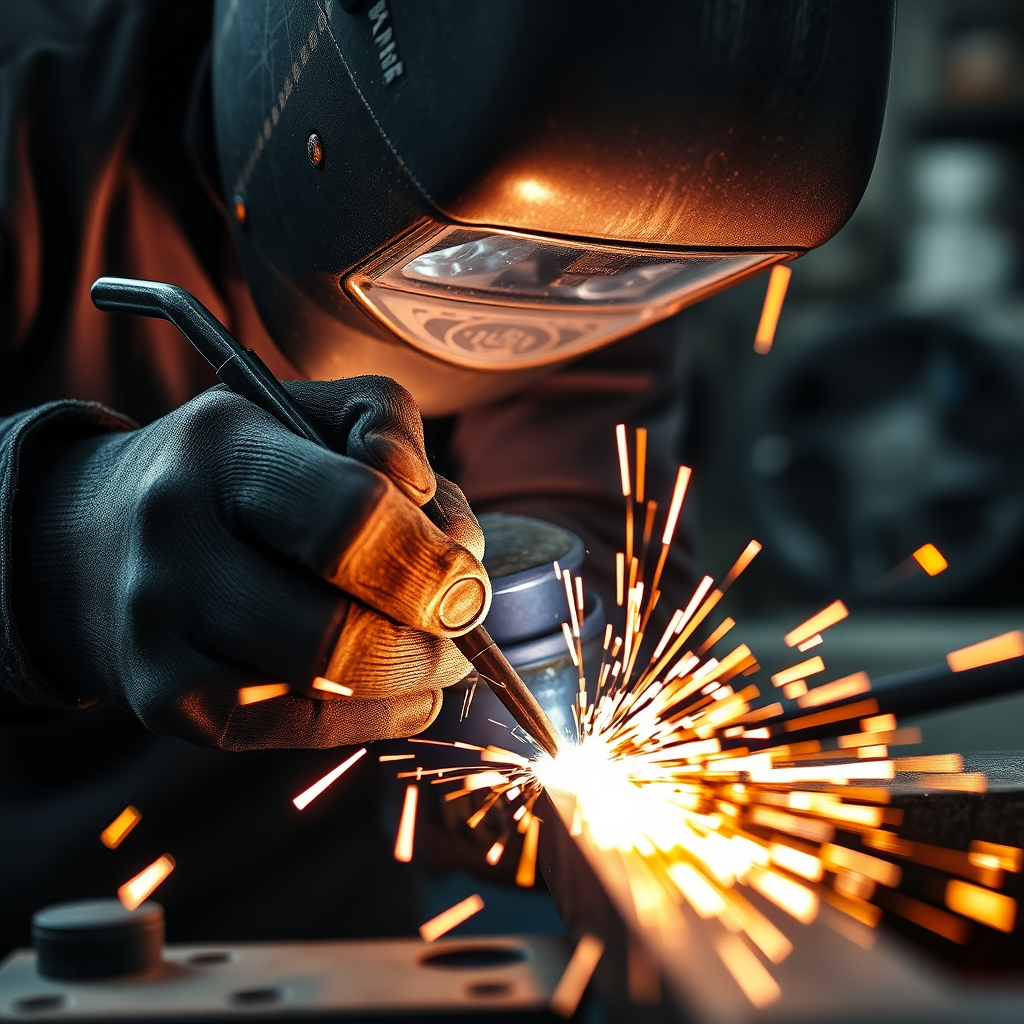 Imagine a photorealistic image that depicts a well-organized moving truck parked outside a home, with movers loading and unloading boxes efficiently. The scene should be set during the golden hour, with warm lighting enhancing the vibrancy of the scene. The color palette should consist of earth tones, creating an inviting atmosphere. Close-up shots of movers interacting warmly with the homeowners should convey trust and collaboration. Textures should be rich, showcasing the sturdy furniture and packaging materials. Technical specs should aim for 4K resolution, providing clarity.