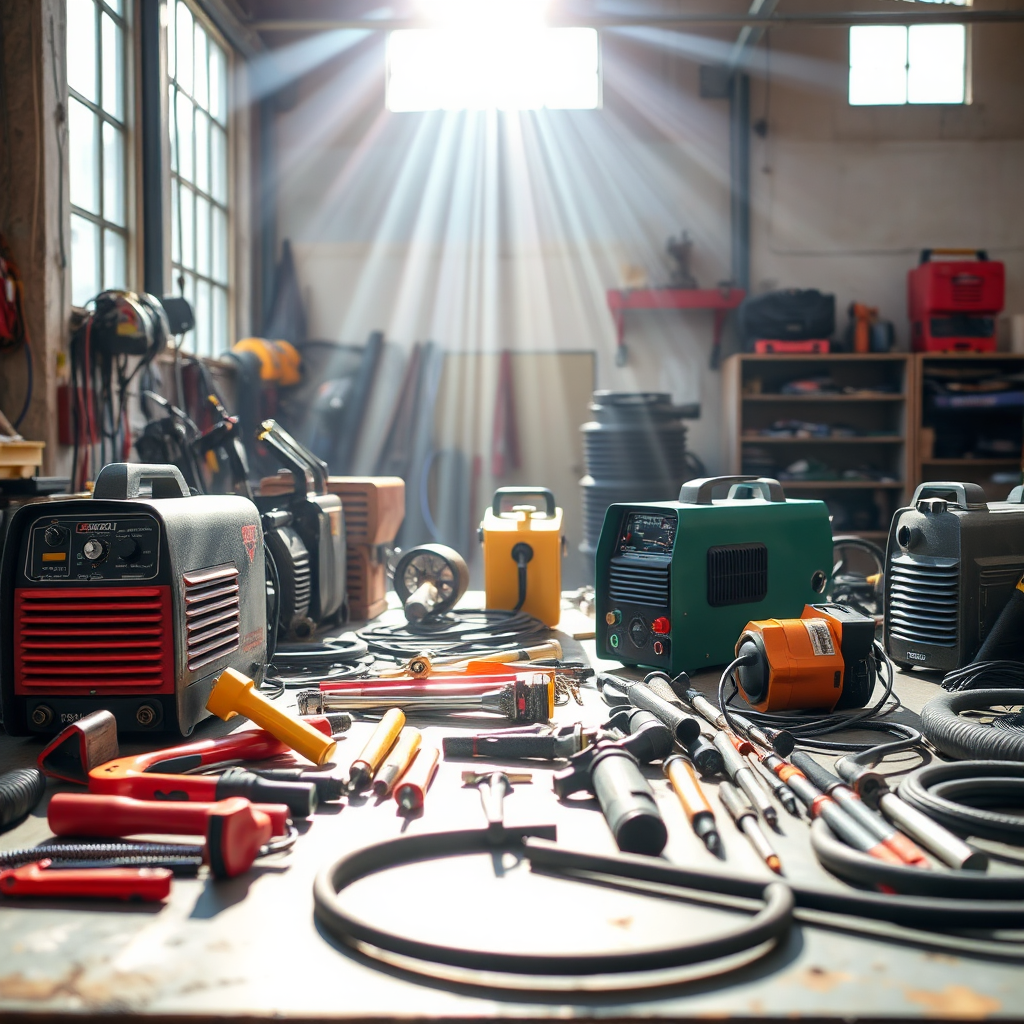 Create an engaging image of a professional mover visually communicating with a client using a tablet, outdoors on the moving truck's tailgate. Under natural daylight, the image should feature a bright and cheerful ambiance. Include visual elements like moving boxes and tools around them, showcasing their careful planning process. The color palette should be bright and professional, with the company branding subtly included in the truck's graphics. The image should capture emotions of concern and confidence, emphasizing transparency in service. Technical specs target 4K resolution.
