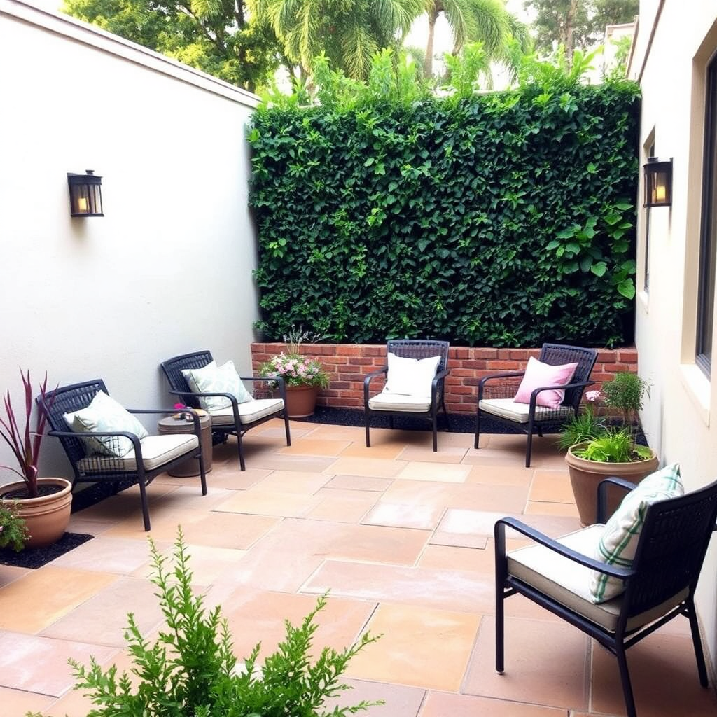 Project: Courtyard with vertical garden